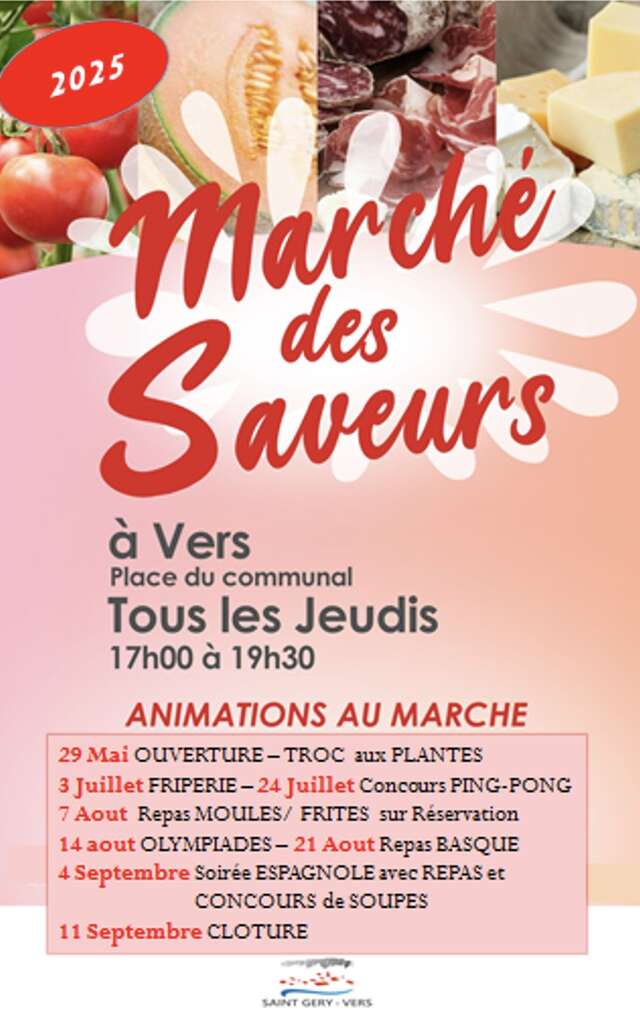 Marché des Saveurs à Vers