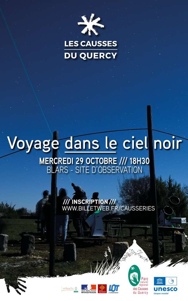 Voyage dans le ciel noir