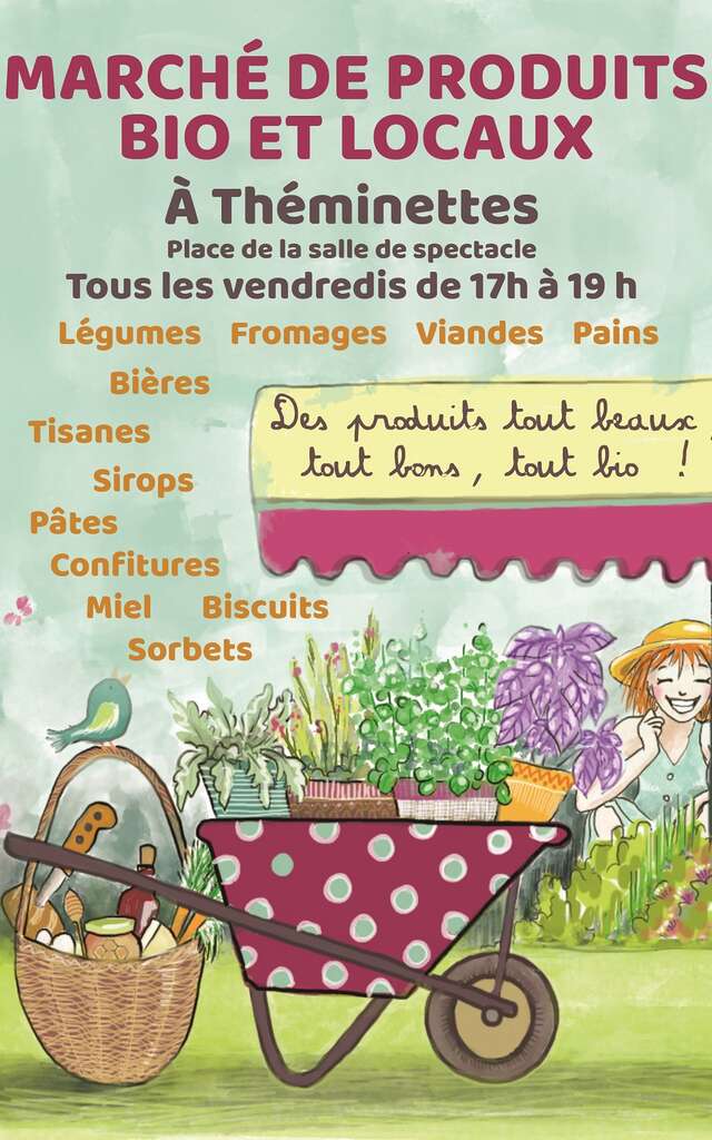 Marché de Producteurs Bio et locaux à Théminettes