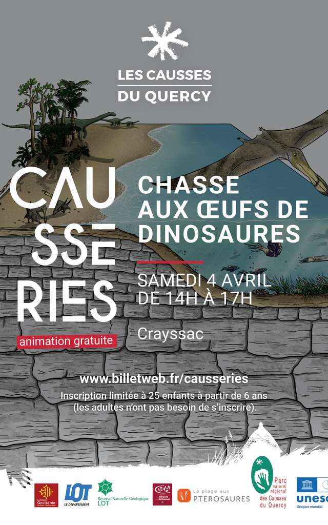 Chasse aux œufs de dinosaures