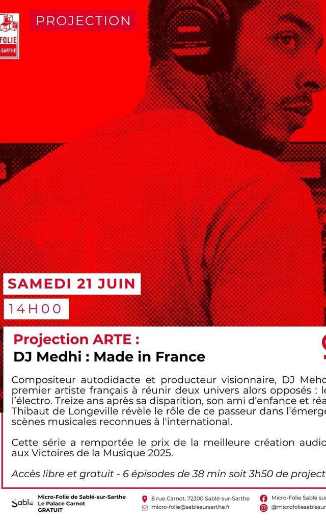 Projection série Arte : "DJ Mehdi : Made in France"