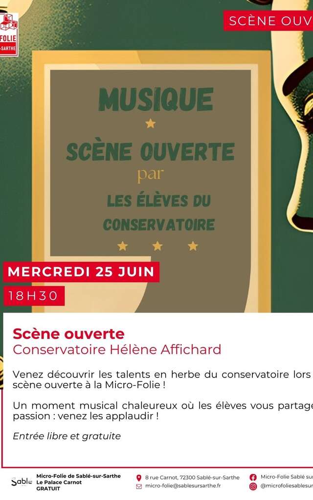 Scène ouverte du conservatoire