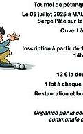 Tournoi de pétanque