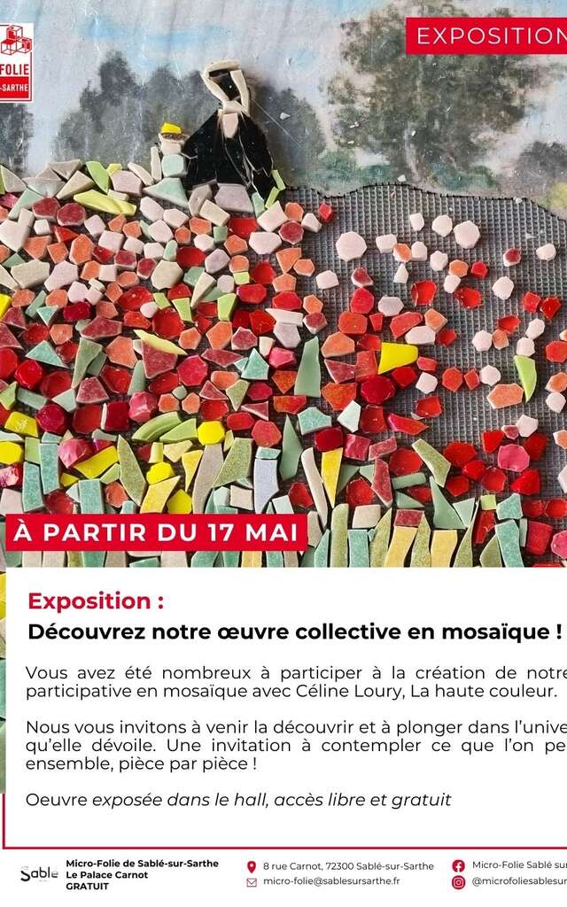 Découvrez notre oeuvre collective en mosaïque !