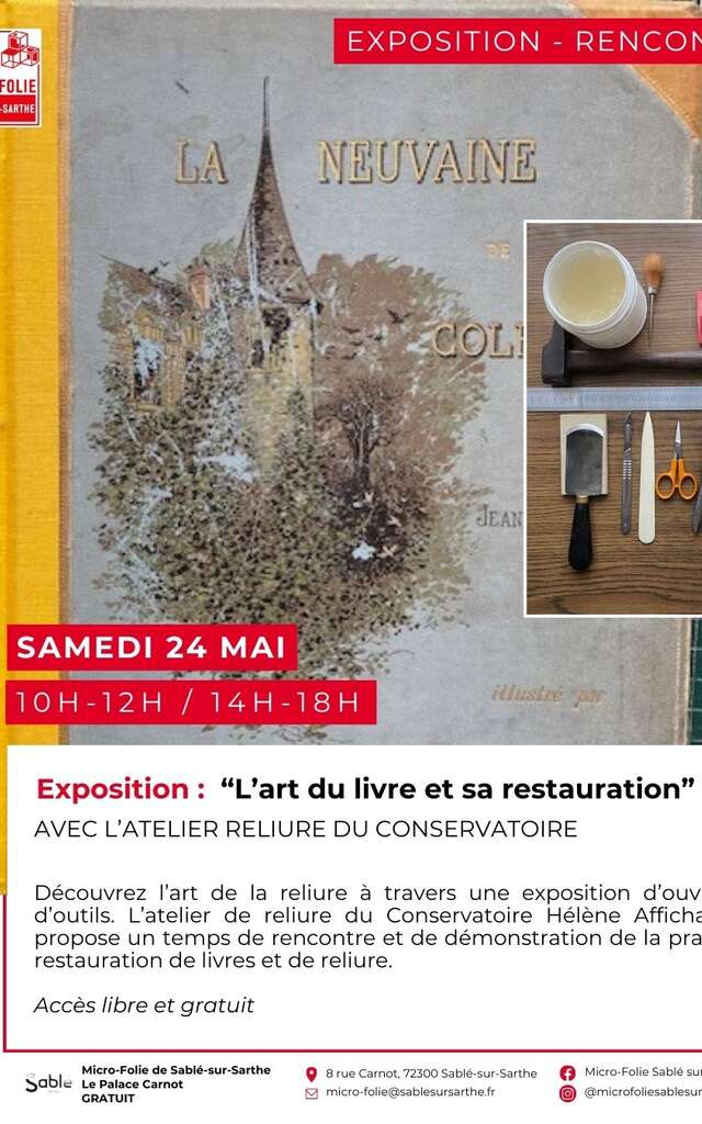 Exposition : "L'art du livre et sa restauration"