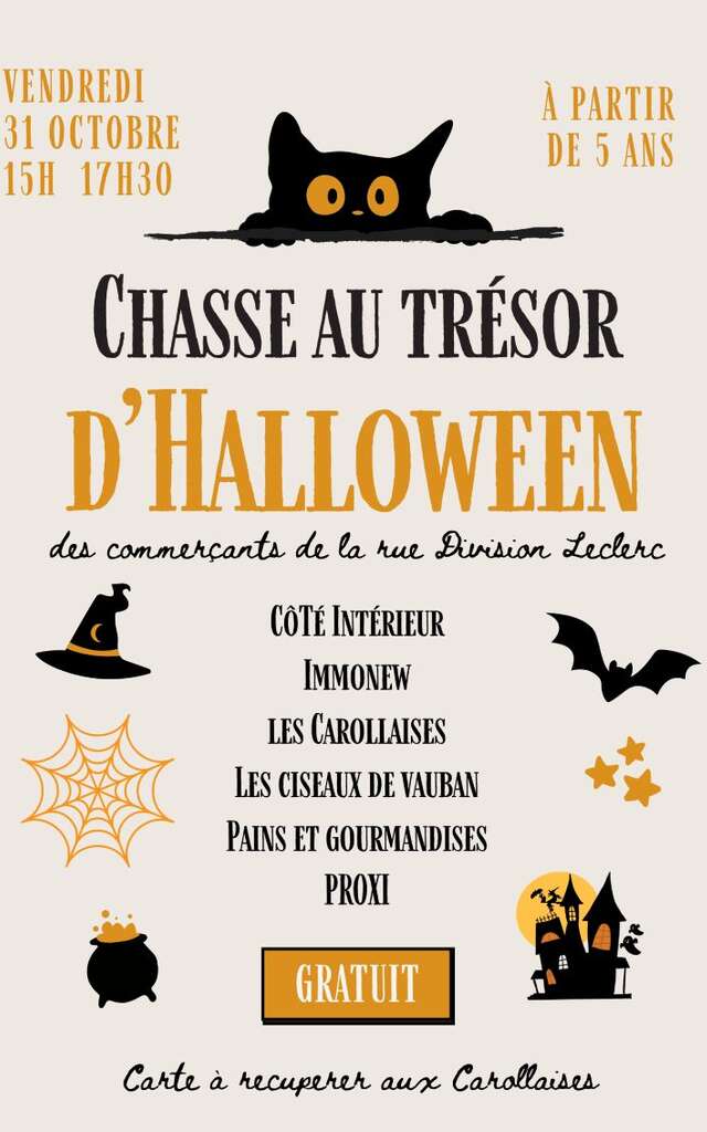 Chasse au trésor d'Halloween