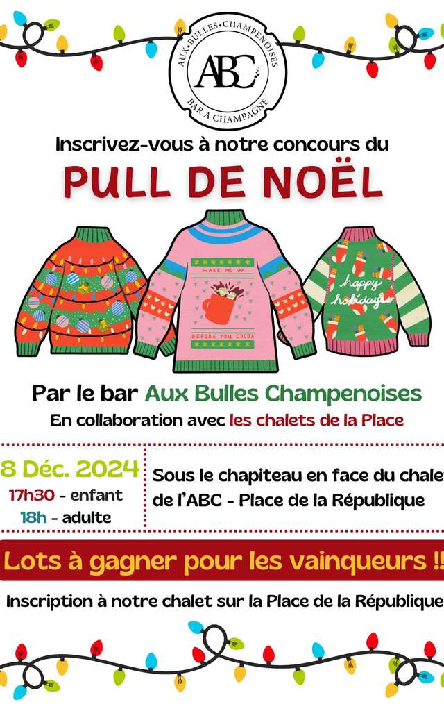 Concours Pulls de Noël par l'ABC