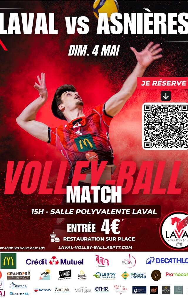 Laval vs Asnières - Match de Volley Ball