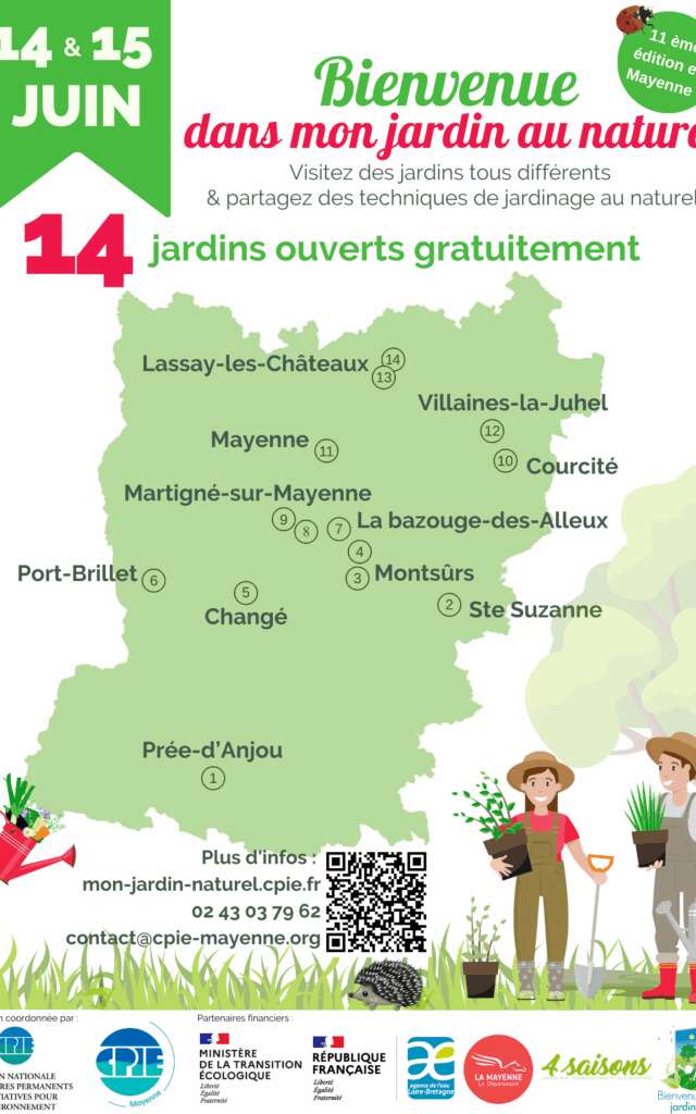 Bienvenue dans mon jardins au Naturel