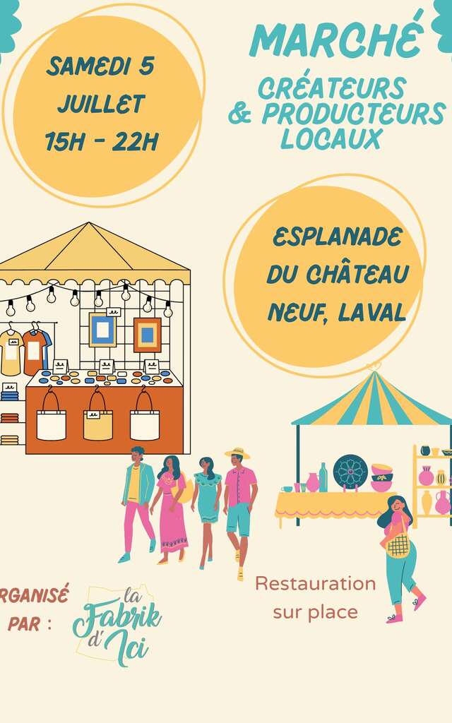 Marché de créateurs et producteurs locaux