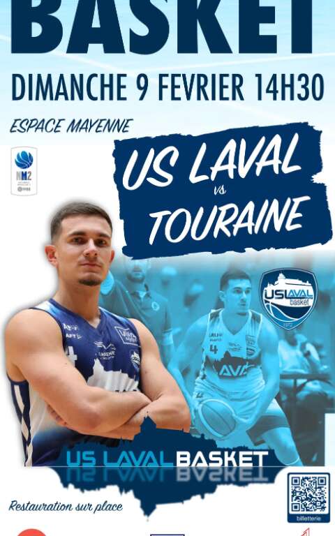 Match de Basket Nationale 2 : USL vs Touraine // Espace Mayenne