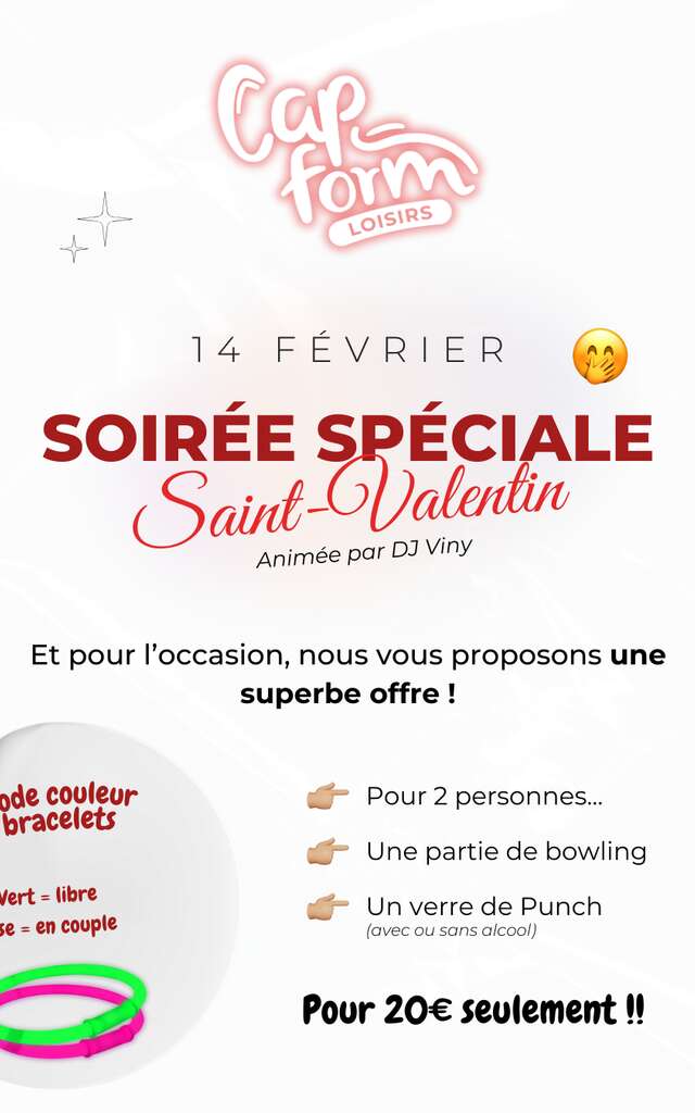 Soirée spéciale Saint-Valentin