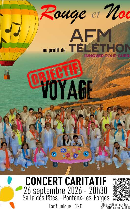 Concert caritatif - Téléthon - Objectif Voyage