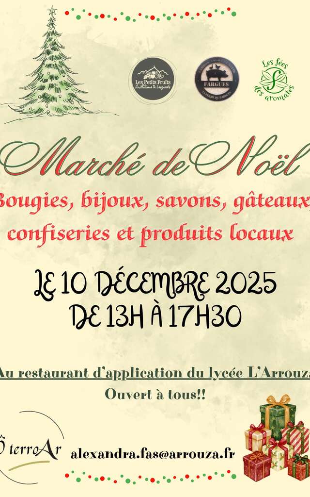 Marché de Noël du lycée de l’Arrouza
