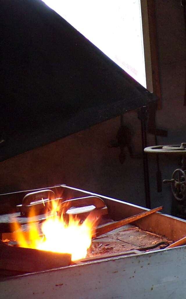 Démonstration forge au musée gascon