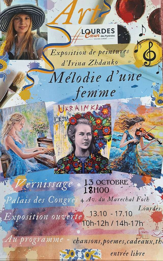 Exposition de peintures d'Irina Zhdanko "Mélodie d'une femme"