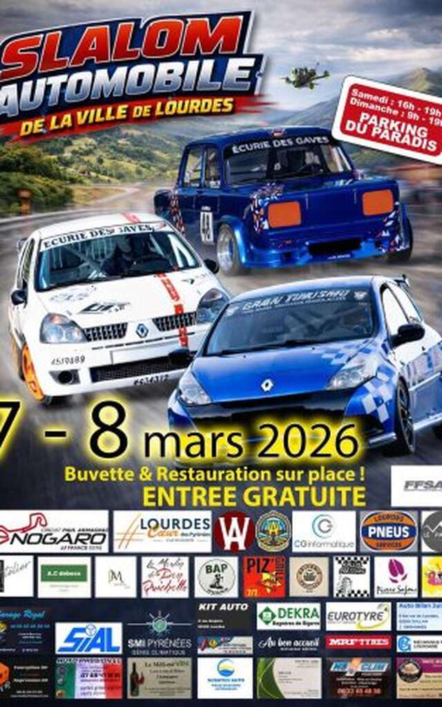 Slalom automobile