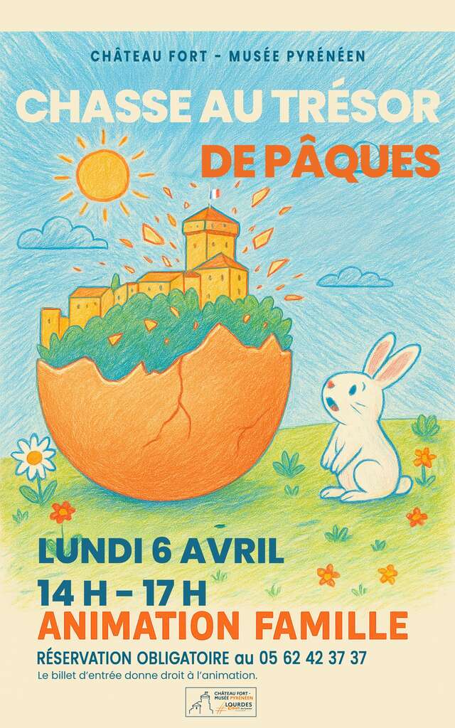 Chasse au trésor de Pâques au Château fort Musée Pyrénéen