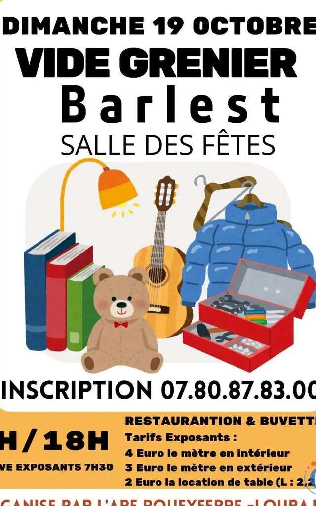 Vide grenier à Barlest