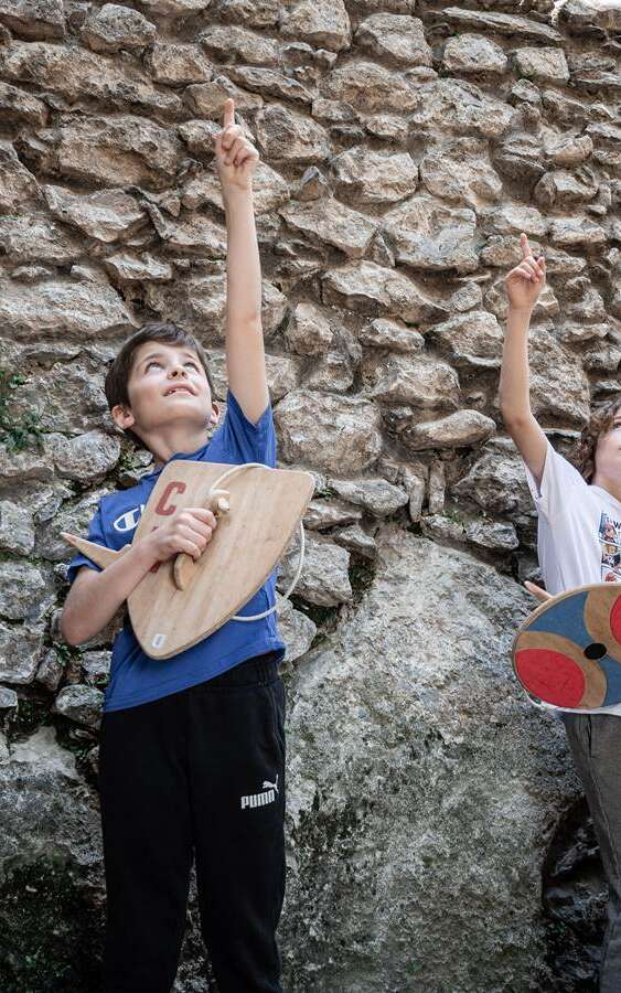 Visites guidées en famille au château "Au temps d'avant, dans la peau d'un chevalier"