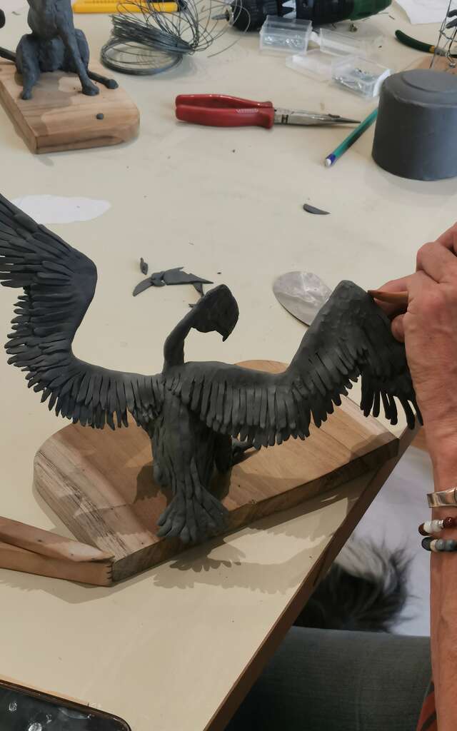 Atelier sculpture en pastiline à la médiathèque