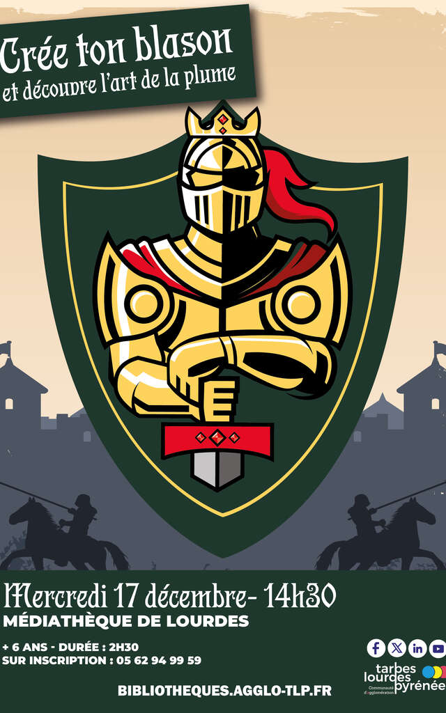 Crée ton blason et découvre l’art de la plume