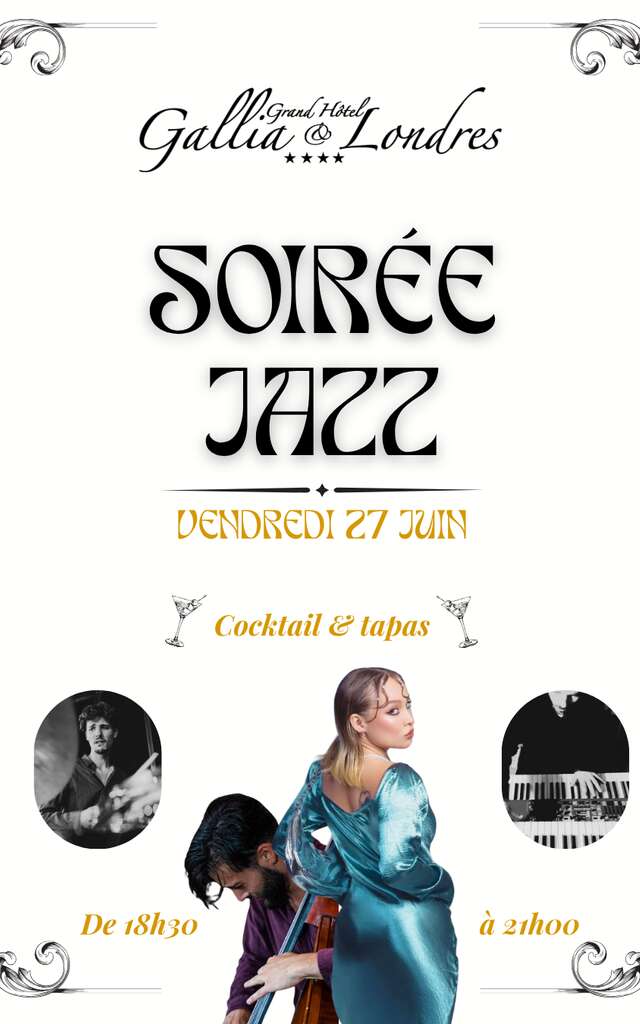 Soirée Jazz au Grand Hôtel Gallia & Londres