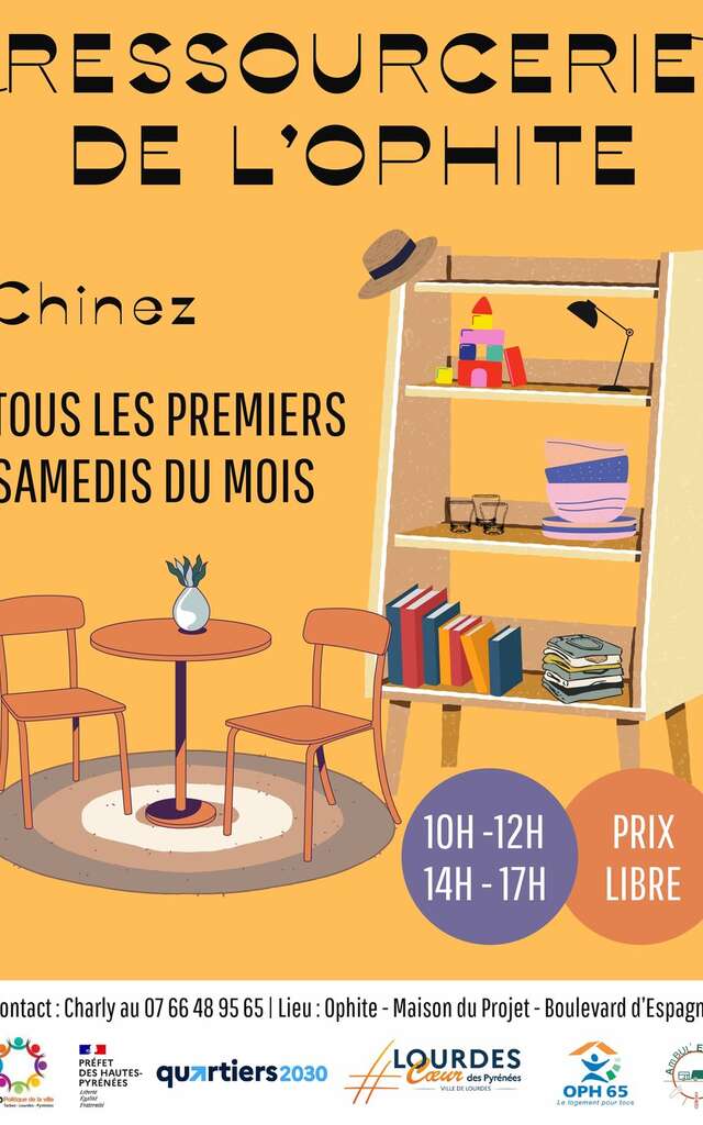 Venez chiner à la ressourcerie de l’Ophite