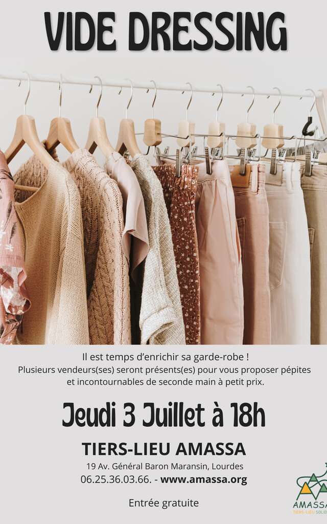 Vide dressing au Tiers-Lieu Amassa