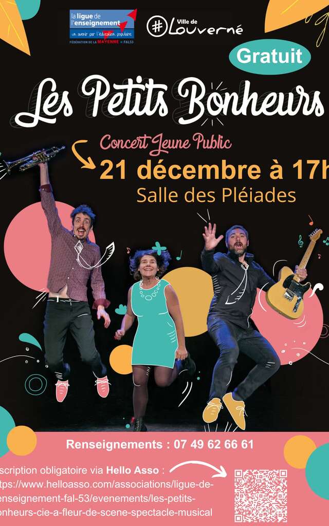 Concert : Les Petits Bonheurs - Salle des Pléiades