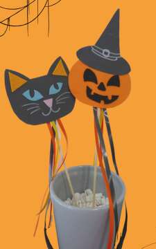 Atelier spécial Halloween : baguette de sortilèges