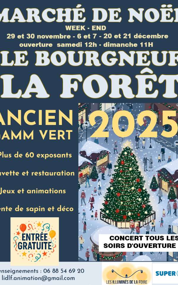 Marché de Noël - Bourgneuf-la-Forêt