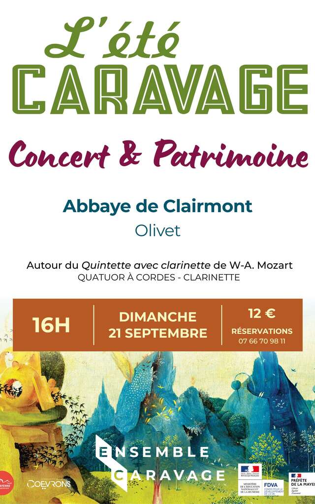 L'été Caravage à l'Abbaye de Clairmont