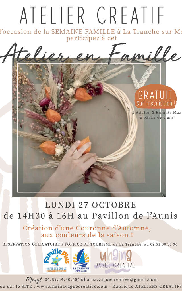 Couronne d'Automne - Atelier crétif