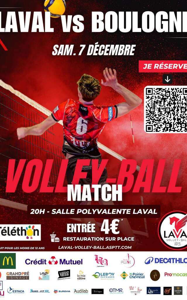 Laval vs Boulogne - Match de Volley Ball