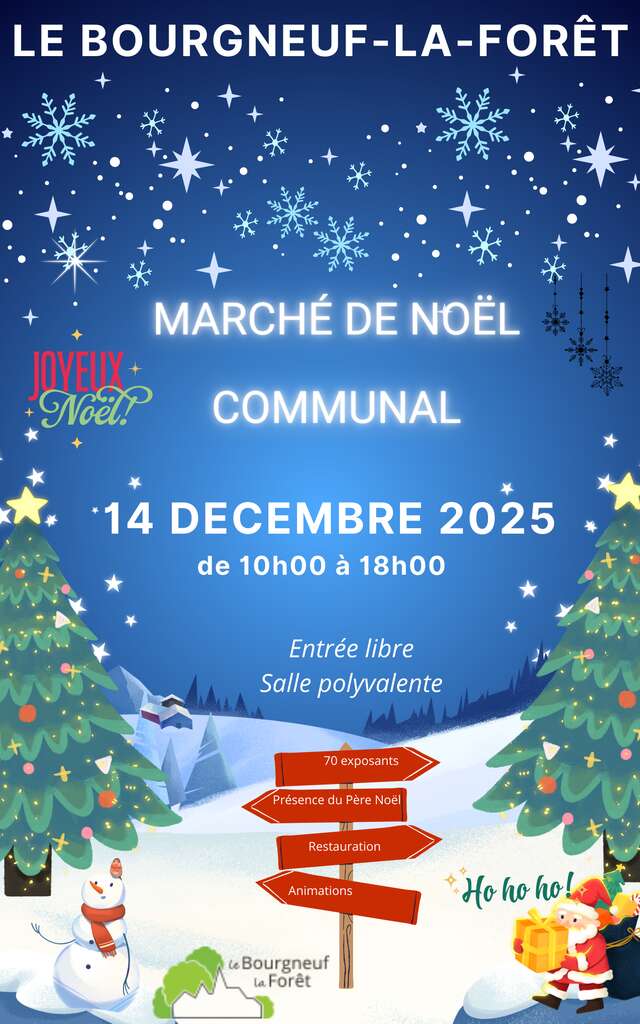 Marché de Noël communal du Bourgneuf-la-Forêt