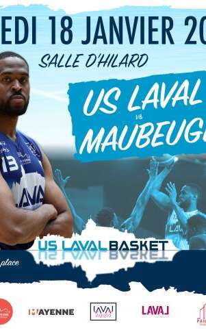 Match de Basket Nationale 2 : USL vs Maubeuge // Salle d'Hilard