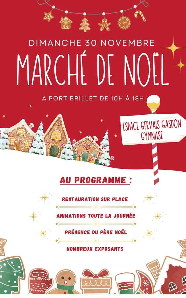 Marché de Noël à Port-Brillet