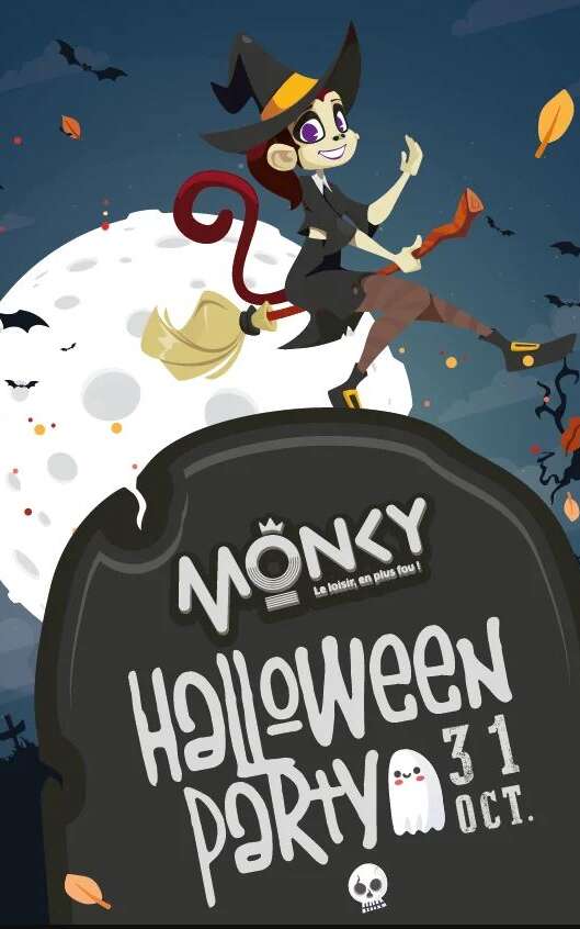 Fête d'Halloween au Monky