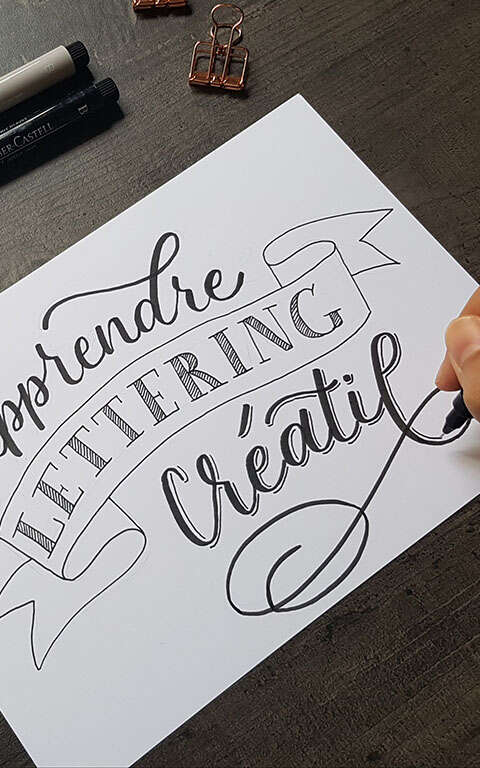 Immersion créative autour du lettering et de la calligraphie