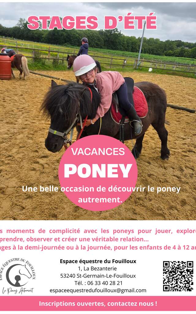 Stage 6/12 ans  « Le poney autrement »