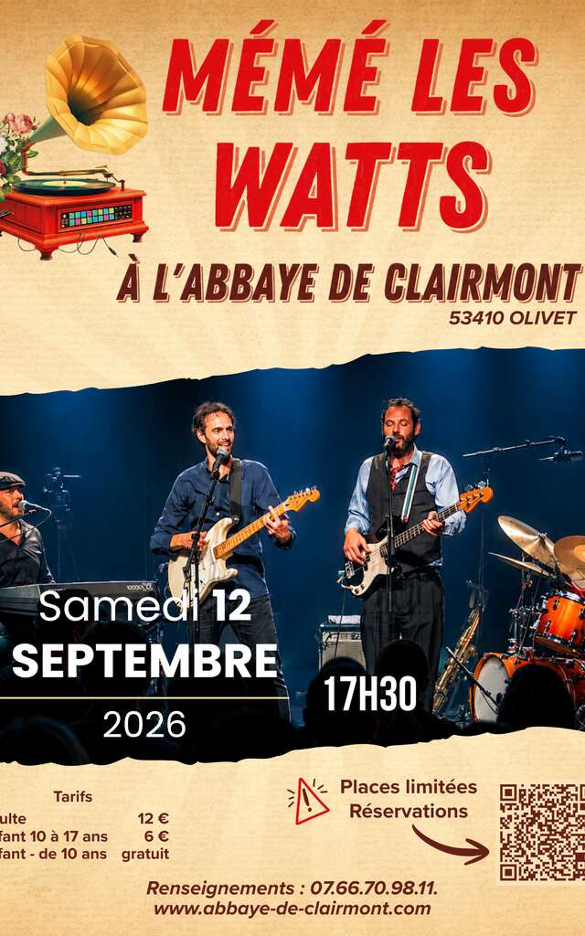 Concert Mémé les Watts