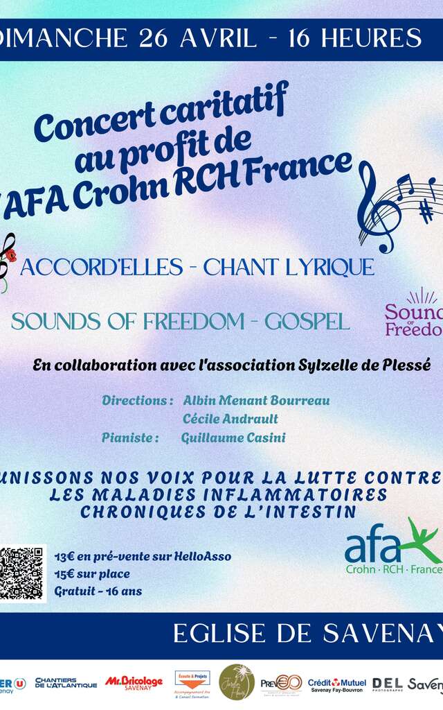 Concert caritatif au profit de l'AFA Crohn RCH France