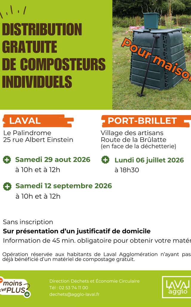 Information et distribution de composteur