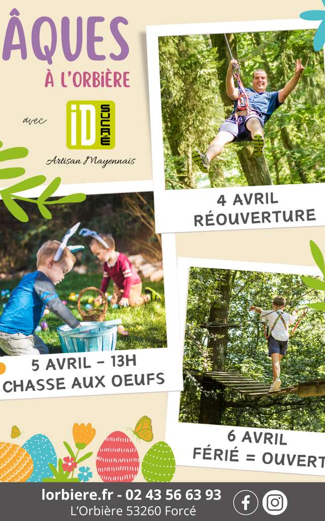 Réouverture et chasse aux oeufs