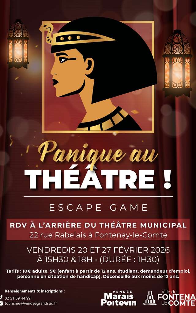 Escape-Game : Panique au théâtre !!!