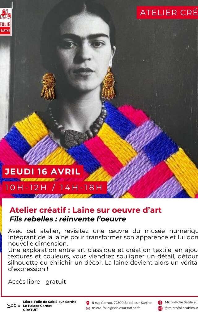 Atelier créatif : Laine sur oeuvre
