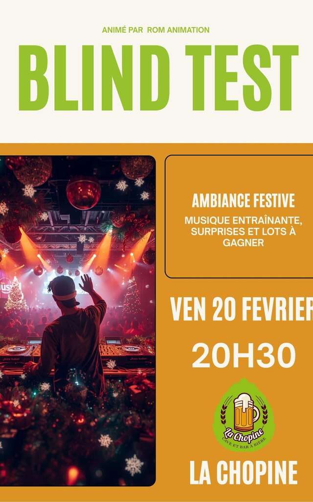 Blind test à LA CHOPINE -