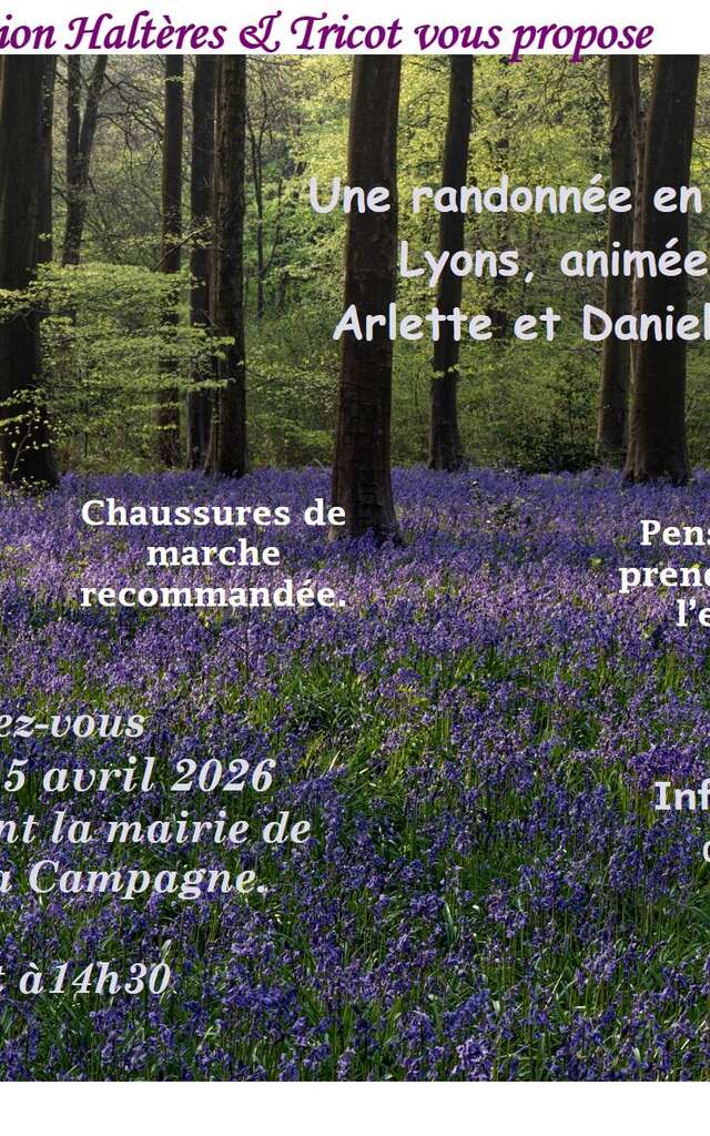 Randonnée en forêt de Lyons