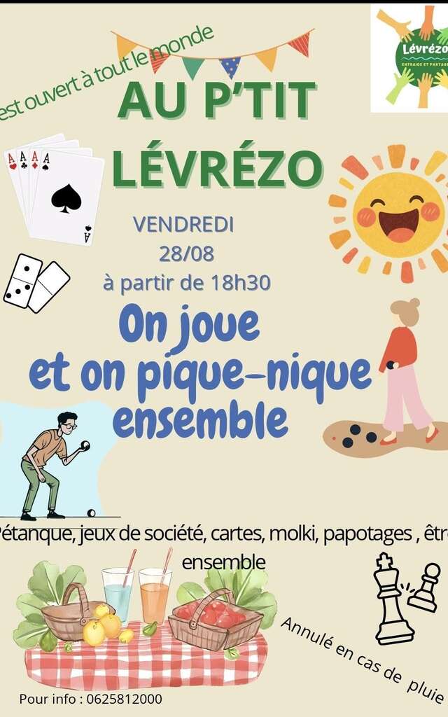 Soirée jeux et pique-nique